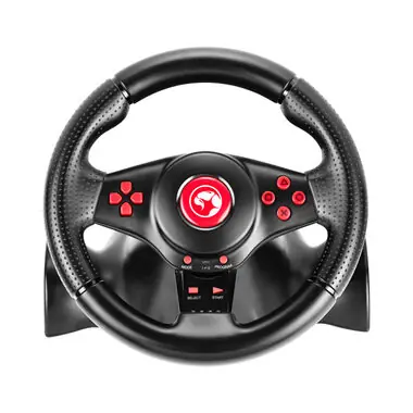 Rozbaleno - Marvo GT-903 / volant s pedály a řadící pákou / 16 tlačítek / USB / PC & PS3 & PS4 & XBOX ONE & XBOX 360 / rozbaleno