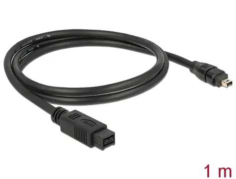 Delock FireWire-Kabel FW400 4Pin - FW800 9Pin St/St 1.00 m