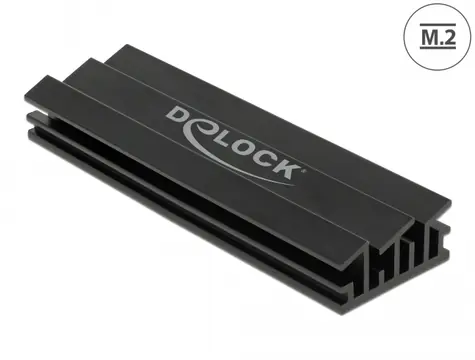 Delock Chladič pro modul M.2 70 mm černý