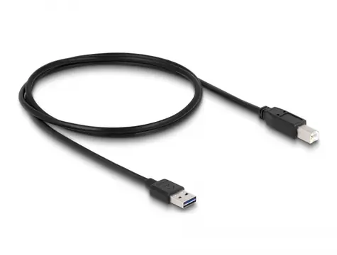 Delock Kabel USB 3.0 A (M) - USB 3.0 B (M) 1m černá