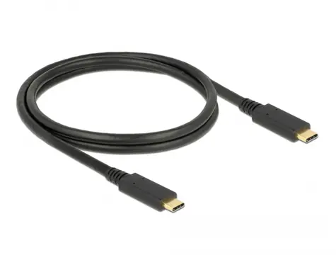 Delock USB 3.1 Gen 2 (10 Gbps) kabel Type-C na Type-C 1m / PD 5 A E-Marker