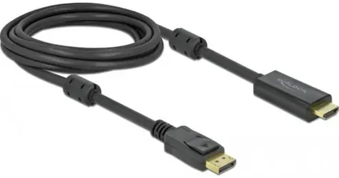 Delock Kabel z Active DisplayPort 1.2 - HDMI 3m černá / 4K / 60 Hz