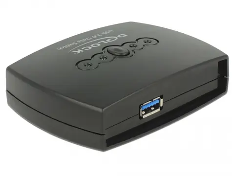 Delock Přepínač USB 3.0 4 – 1 černá