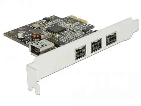 Delock PCI Express Karta - 3 x externí FireWire B + 1 x interní FireWire A