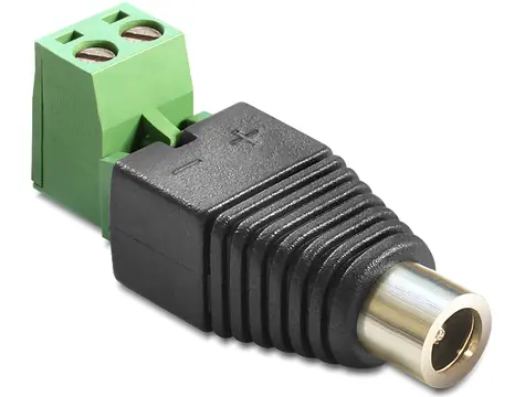 Delock Adaptér DC 5.5 x 2.5 mm (F) - svorkovnice 2 pin 2-části