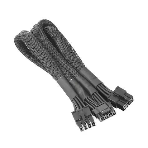 Thermaltake TT Opletený PCIe Gen 5 rozbočovací Kabely 12VHPWR 2x 8 pin - 12 + 4 pin