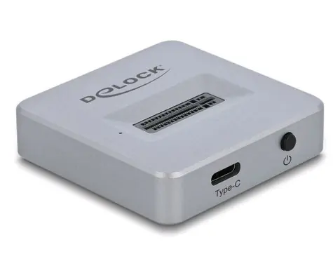 Delock Dokovací stanice M.2 pro SSD M.2 NVMe PCIe se USB Type-C (F) šedá