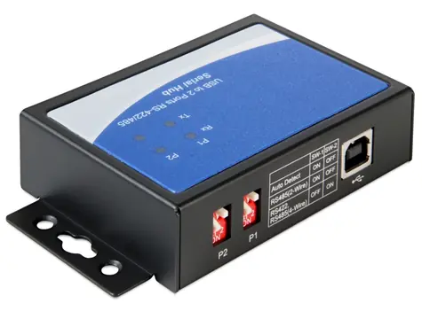 Delock USB 2.0 Adaptér na 2 x Sériový RS-422/485 černá