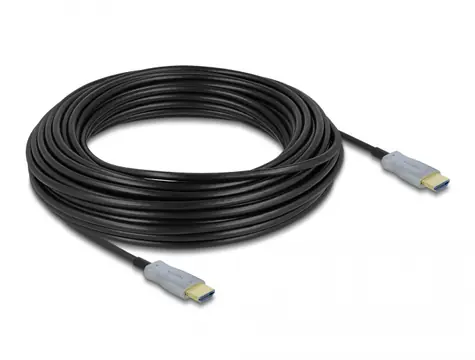 Delock Aktivní optický kabel HDMI 20 m černá / 4K / 60Hz 