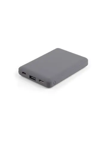 Uniq Fuele Mini Power Banka 8000mAh šedá / výstup USB-C  & USB-A / vstup micro USB A / 18W