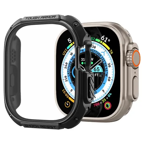 Spigen Tough Armor ochranný kryt pro Apple Watch Ultra 49mm černá