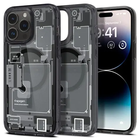 Spigen Ultra Hybrid MagSafe ochranný kryt pro Apple iPhone 14 Pro černá