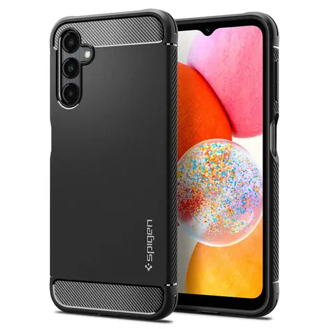Spigen Rugged Armor ochranný kryt pro Samsung Galaxy A14 LTE černá