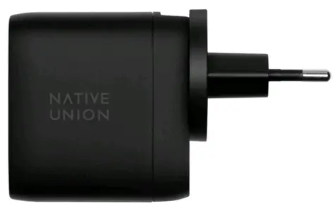 Native Union Fast GaN Charger černá / Power Delivery / 67W / 2x USB-C