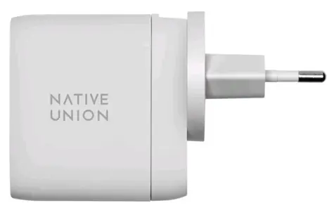 Native Union Fast GaN Charger bílá / Power Delivery / 67W / 2x USB-C