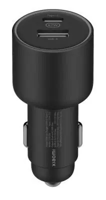 Xiaomi Nabiječka do auta USB-C s USB-A / 67W / Quick Charge 3.0