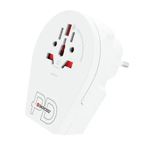 SKROSS Cestovní adaptér Europe USB C20PD pro cizince v ČR / USB-C / PD 20W