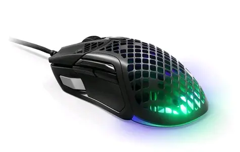 SteelSeries Aerox 5 černá / Herní myš / optická / 18000DPI / USB-A / 2m / 9 tlačítek