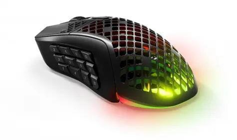SteelSeries Aerox 9 černá / Bezdrátová herní myš / optická / 18000DPI / USB-A / BT / 18 tlačítek