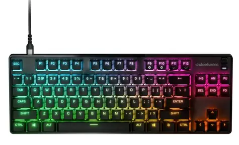 SteelSeries Apex 9 TKL černá / Herní klávesnice / Mechanická / RGB podsvícení / US layout
