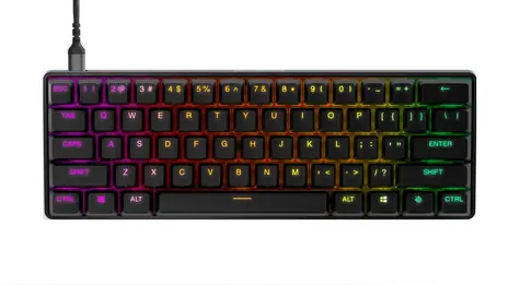 SteelSeries Apex Pro Mini (US) černá / Herní klávesnice / Mechanická / RGB podsvícení / US layout