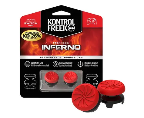 SteelSeries Kontrolfreek Inferno červená / Tlačítka pro Nintendo Pro