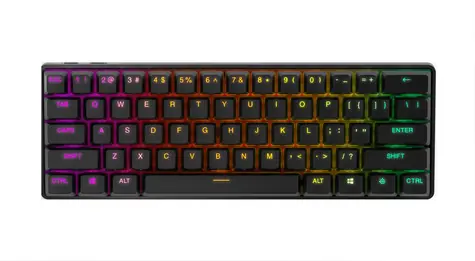 SteelSeries Apex Pro Mini Wireless (DE) černá / Bezdrátová herní klávesnice / RGB podsvícení / DE layout