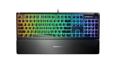 SteelSeries Apex 3 černá / Herní klávesnice / Membránová / RGB podsvícení / DE layout