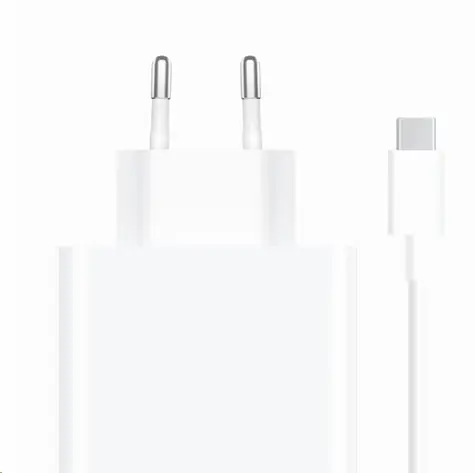 Xiaomi 120W Charging Combo bílá / Nabíječka s USB portem a napájecím kabelem / 5V / 6A