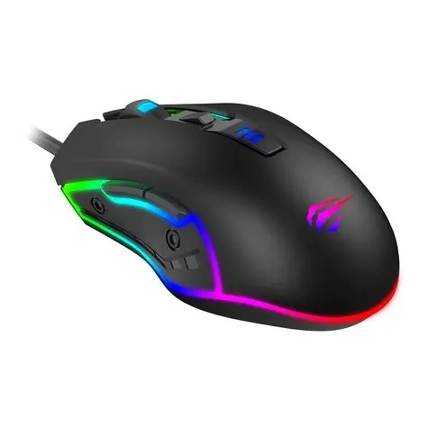 Havit GAMENOTE MS1018 černá / herní myš / RGB / optická / 3000DPI / 7 tlačítek / USB / 1.5 m
