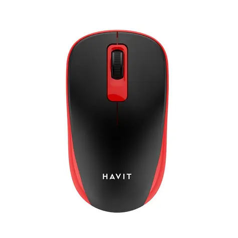 Havit MS626GT červeno-černá / Bezdrátová optická myš / 1200DPI
