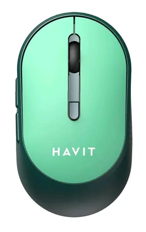Havit MS78GT-G zelená / Bezdrátová myš / optická / 6 tlačítek / 3200DPI