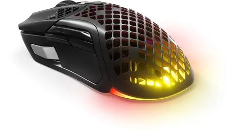 SteelSeries Aerox 5 Wireless černá / Bezdrátová herní myš / optická / 18000DPI / BT / USB / 9 tlačítek