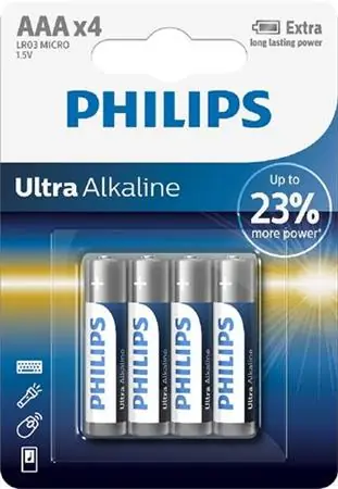 Philips baterie AAA Ultra Alkaline - 4ks