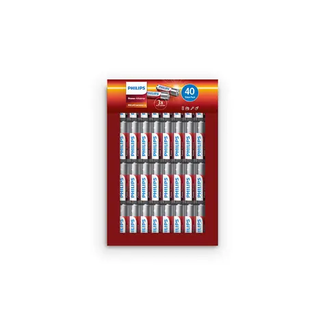 Philips baterie AAA Power Alkaline - 40ks