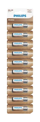 Philips baterie AA Entry Alkaline - 10ks