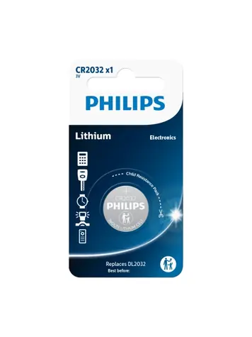 Philips baterie CR2032 Lithium - 1ks