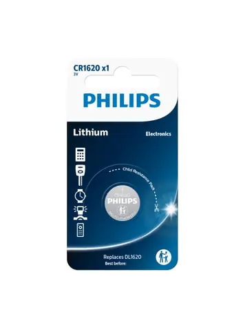 Philips baterie CR1620 Lithium - 1ks