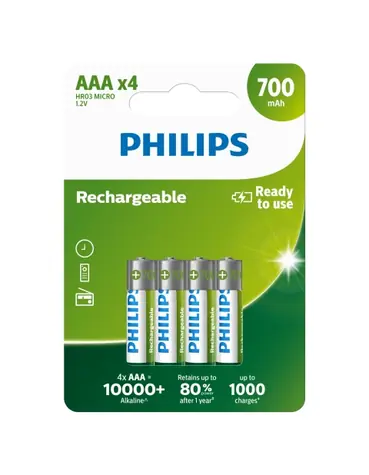 Philips baterie AAA Rechargeable - 4ks