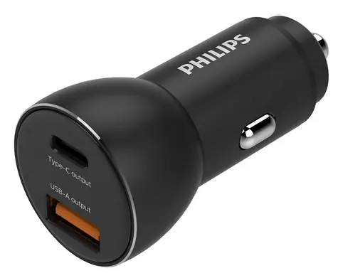Philips DLP2521/00 / Nabíječka do auta / USB-A & USB-C / 36W