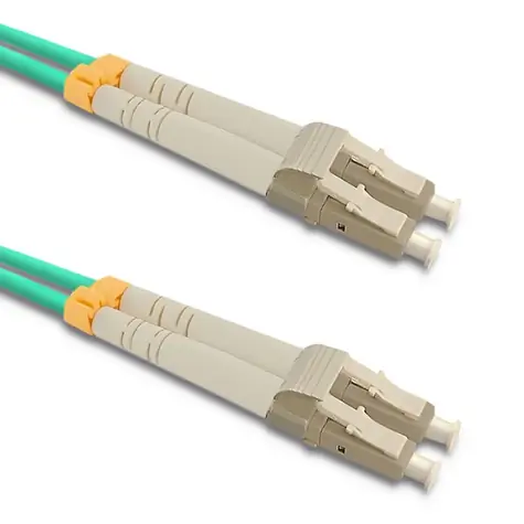 Qoltec 54078 Optický patchcord LC/UPC - LC/UPC / Multimode / OM3 / Duplex / 5m