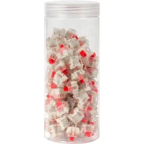 Keychron Gateron Cap V2 Red Switch Set - 110ks / Spínače do mechanické klávesnice / Red