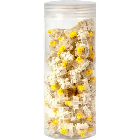 Keychron Gateron Silent Yellow Switch Set - 110ks / Spínače do mechanické klávesnice / Yellow