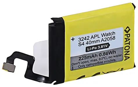 PATONA baterie pro chytré hodinky Apple Watch 4 40mm 225mAh / A2058