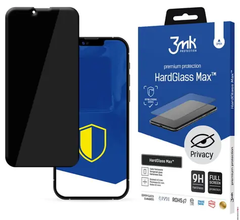 3mk HardGlass MAX Privacy Tvrzené sklo pro Apple iPhone 14 Pro Max černá