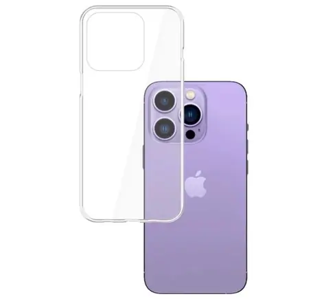 3mk Clear Case ochranný kryt pro Apple iPhone 14 Pro čirá
