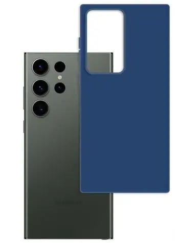 3mk Matt Case ochranný kryt pro Samsung Galaxy S23 Ultra (SM-S918) blueberry/modrá