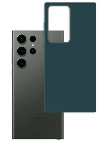 3mk Matt Case ochranný kryt pro Samsung Galaxy S23 Ultra (SM-S918) lovage/tmavě zelená