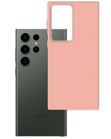 3mk Matt Case ochranný kryt pro Samsung Galaxy S23 Ultra (SM-S918) lychee/růžová