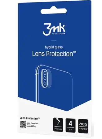 3mk Lens Hybridní sklo ochrana kamery pro Apple iPhone 14 Pro & iPhone 14 Pro Max (4ks)